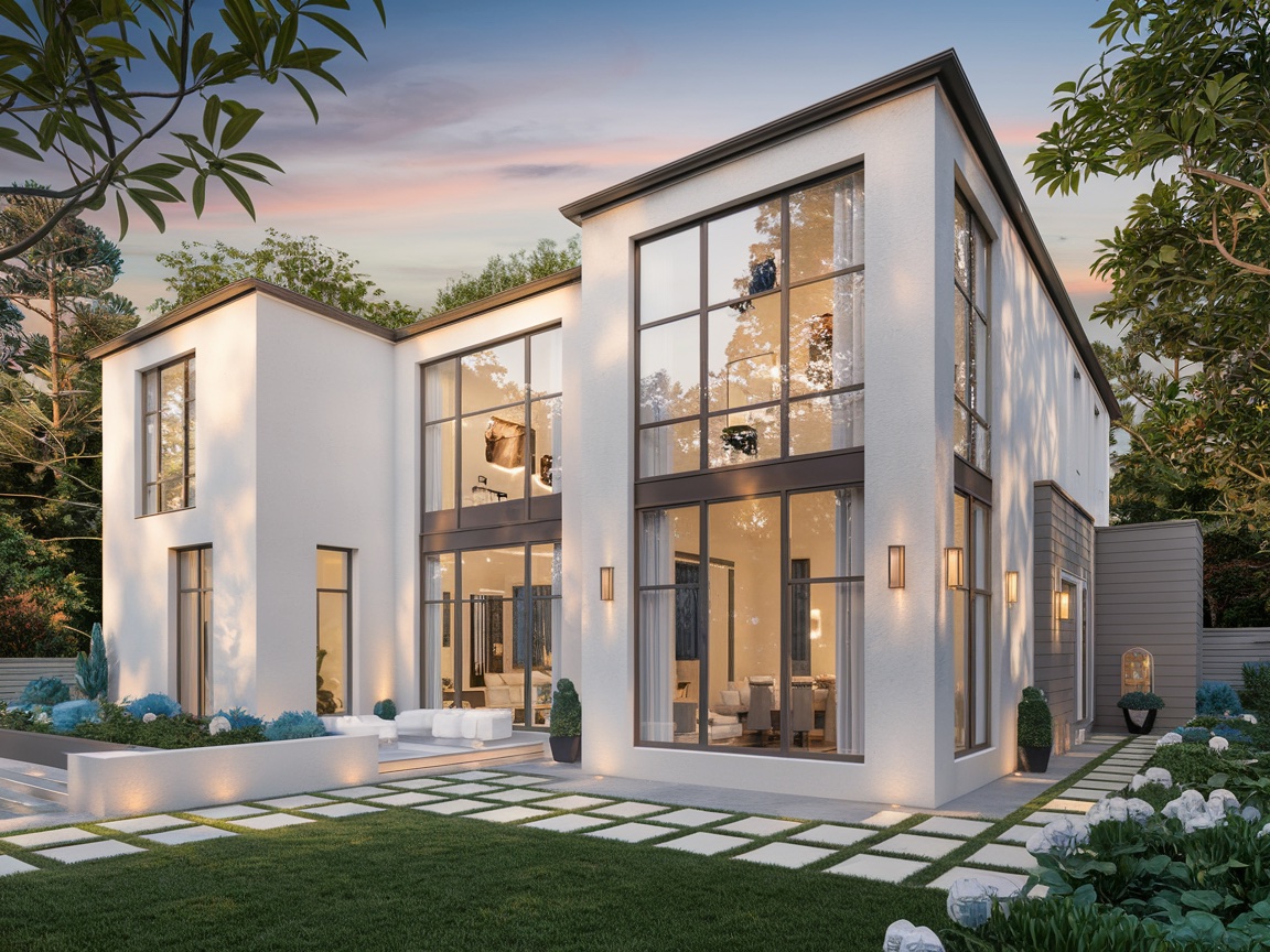 Maison contemporaine livrée par un contractant général